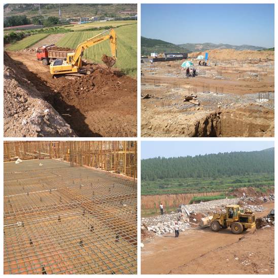 莲花山热源厂一期建设施工现场 (3)