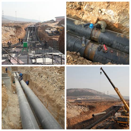 2010年莲花山热源厂一期建设一次管网敷设 (3)