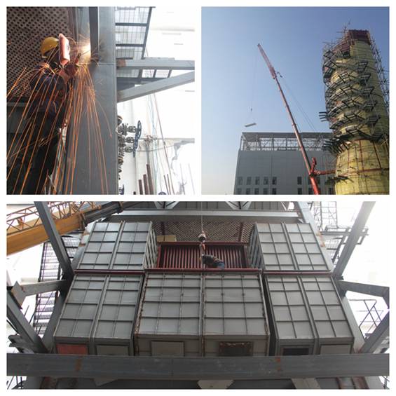 锅炉扩建施工现场 (1)