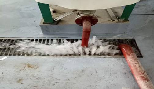 和茂公司华山片区换热站注水冲洗工作稳步推进 (2)